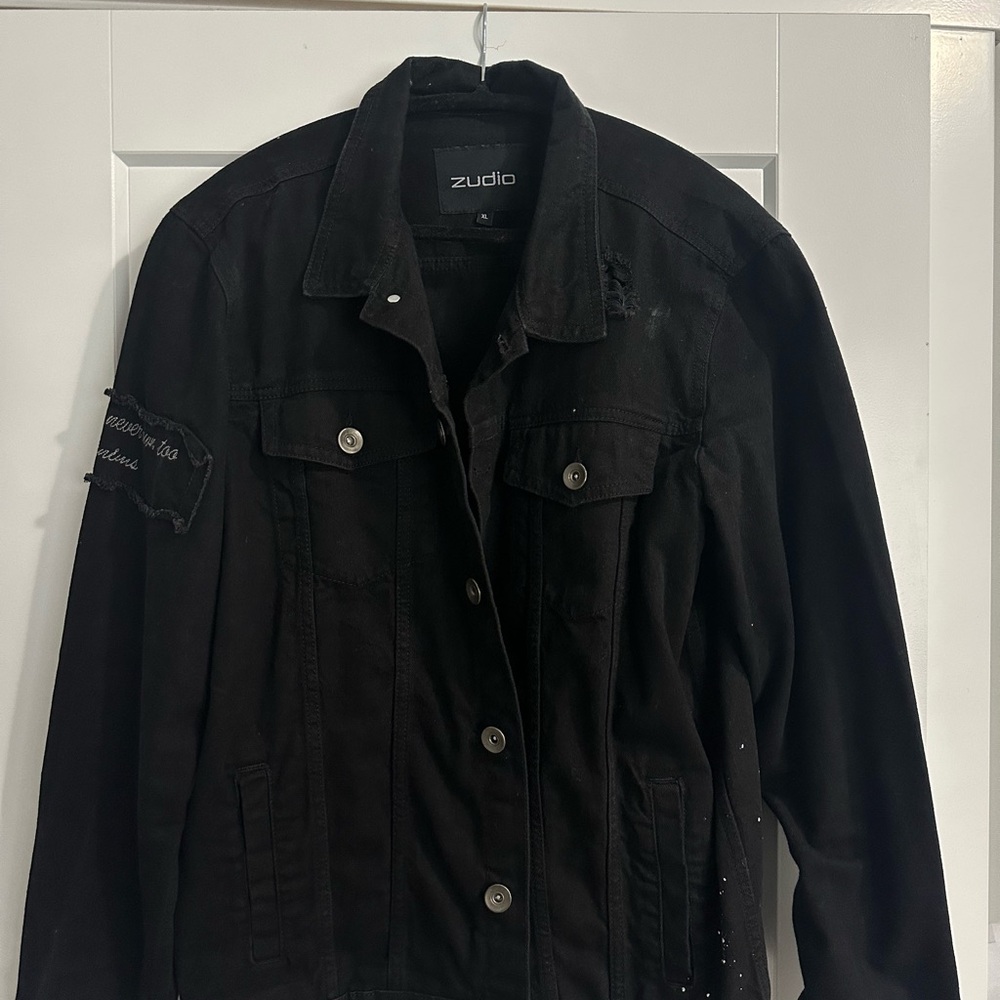 Zudio Black Denim Jacket